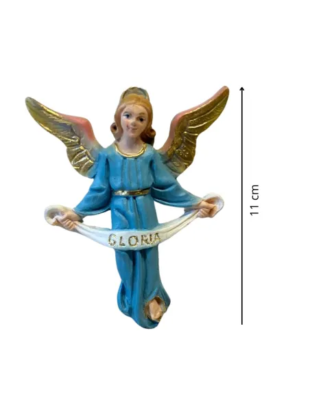 Angelo Gloria in resina da appendere per statue da 12 cm