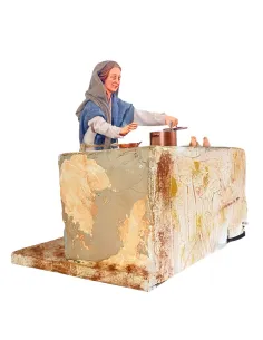 Donna palestinese con pentola fumante 30 cm 2