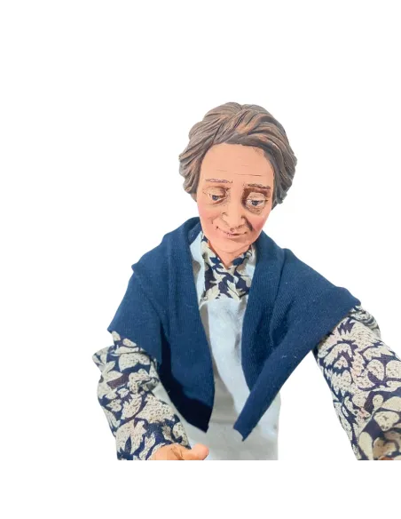 Animated Traditional Woman with Smoking Pot - 30 cm