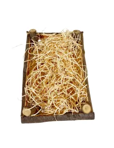 Wooden cradle for 9 cm baby figure