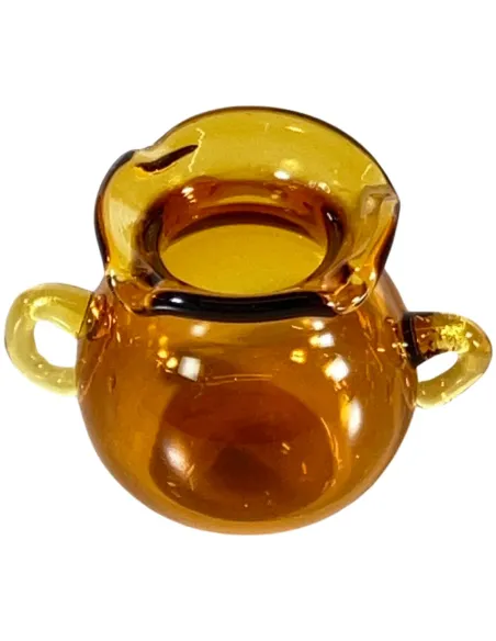 Vaso in vetro per statue da 15-20 cm