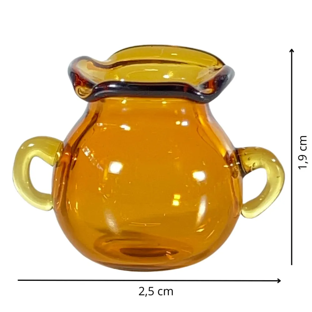 Glass Vase for 15–20 cm Nativity Figures