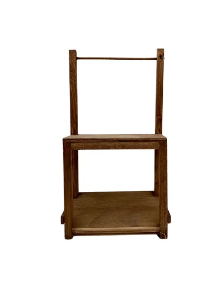 Empty wooden stall for 20 cm Nativity figures