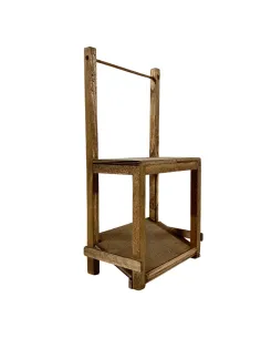 Empty wooden stall for 30 cm Nativity figures