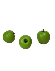 Set of 3 Green Apples for 30 cm Nativity Figures 2
