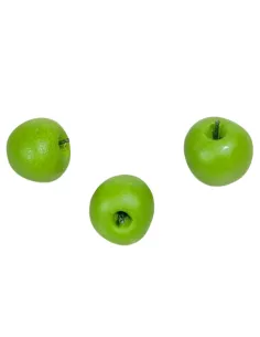 Set 3 mele verdi per statue da 30 cm