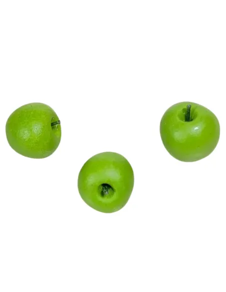 Set 3 mele verdi per statue da 30 cm