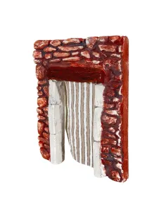 Coloured Plaster Wall with Curtain for 8–10 cm Nativity Figures 2