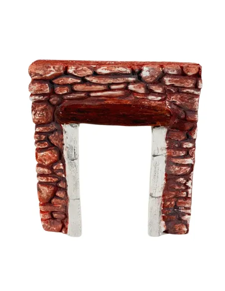 Parete in gesso colorata senza porta per statue da 8-10 cm