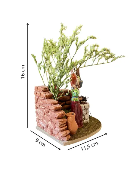 Donna Landi al pozzo con albero 10 cm