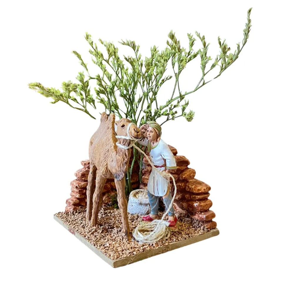 Landi Camel Driver with Camel, 10 cm