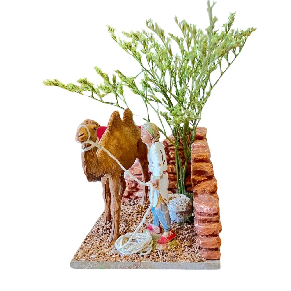 Landi Camel Driver with Camel, 10 cm