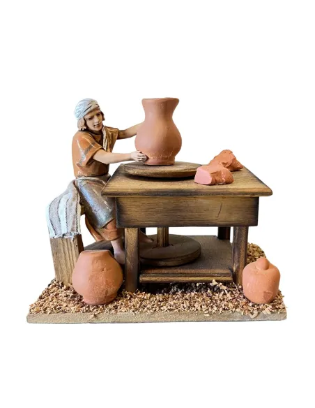 Landi Potter with Workbench, 10 cm