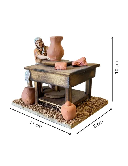 Landi Potter with Workbench, 10 cm