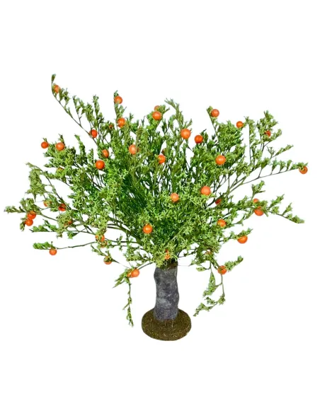 Orange tree, 25 cm tall, for 12–15 cm Nativity figures
