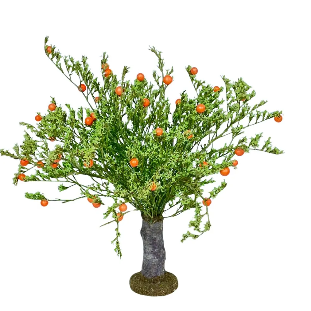 Orange tree, 25 cm tall, for 12–15 cm Nativity figures