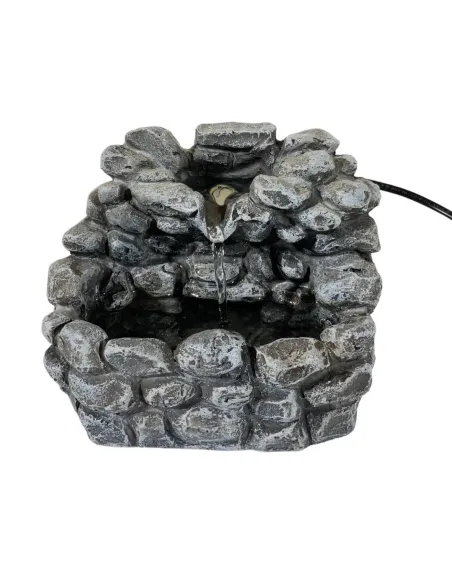 Faux Stone Resin Fountain for 12–15 cm Nativity Figures