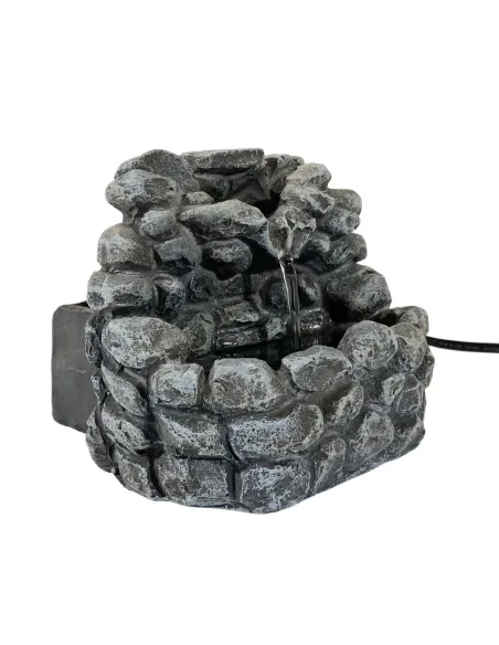 Faux Stone Resin Fountain for 12–15 cm Nativity Figures