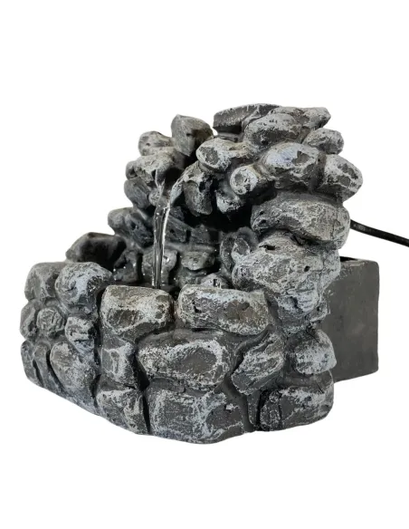 Faux Stone Resin Fountain for 12–15 cm Nativity Figures