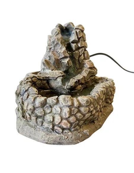 Faux Stone Resin Waterfall for 12–15 cm Nativity Figures