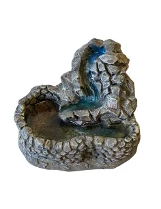 Faux Stone Resin Waterfall for 12–15 cm Nativity Figures
