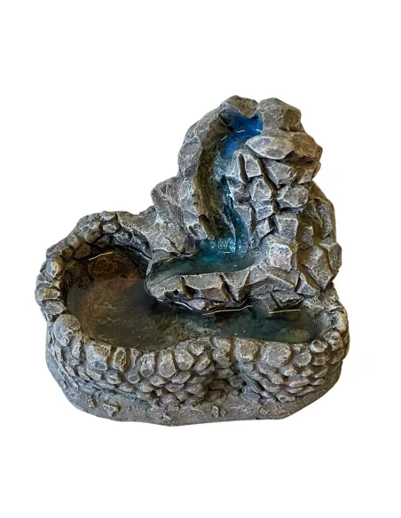 Faux Stone Resin Waterfall for 12–15 cm Nativity Figures