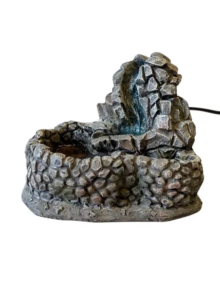 Faux Stone Resin Waterfall for 12–15 cm Nativity Figures