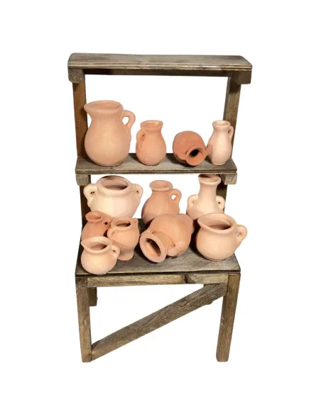 Wooden Amphora Stall for 30 cm Nativity Figures