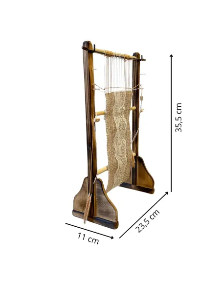 Telaio verticale in legno per statue da 30 cm