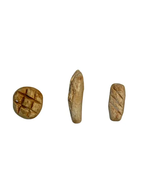 Set of Three Assorted Bread Loaves for 8–10 cm Nativity Figures