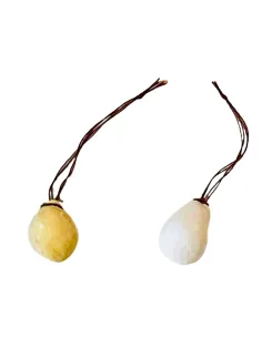 Set of Fresh and Aged Caciocavallo Cheese for 12 cm Nativity Figures