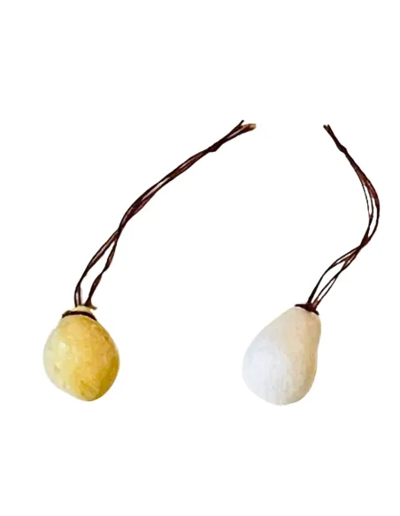 Set of Fresh and Aged Caciocavallo Cheese for 12 cm Nativity Figures