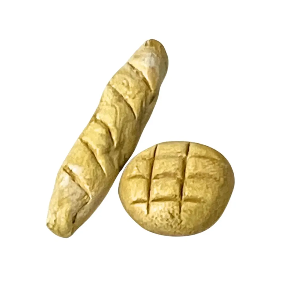 Set of Two Bread Loaves for 18–20 cm Nativity Figures