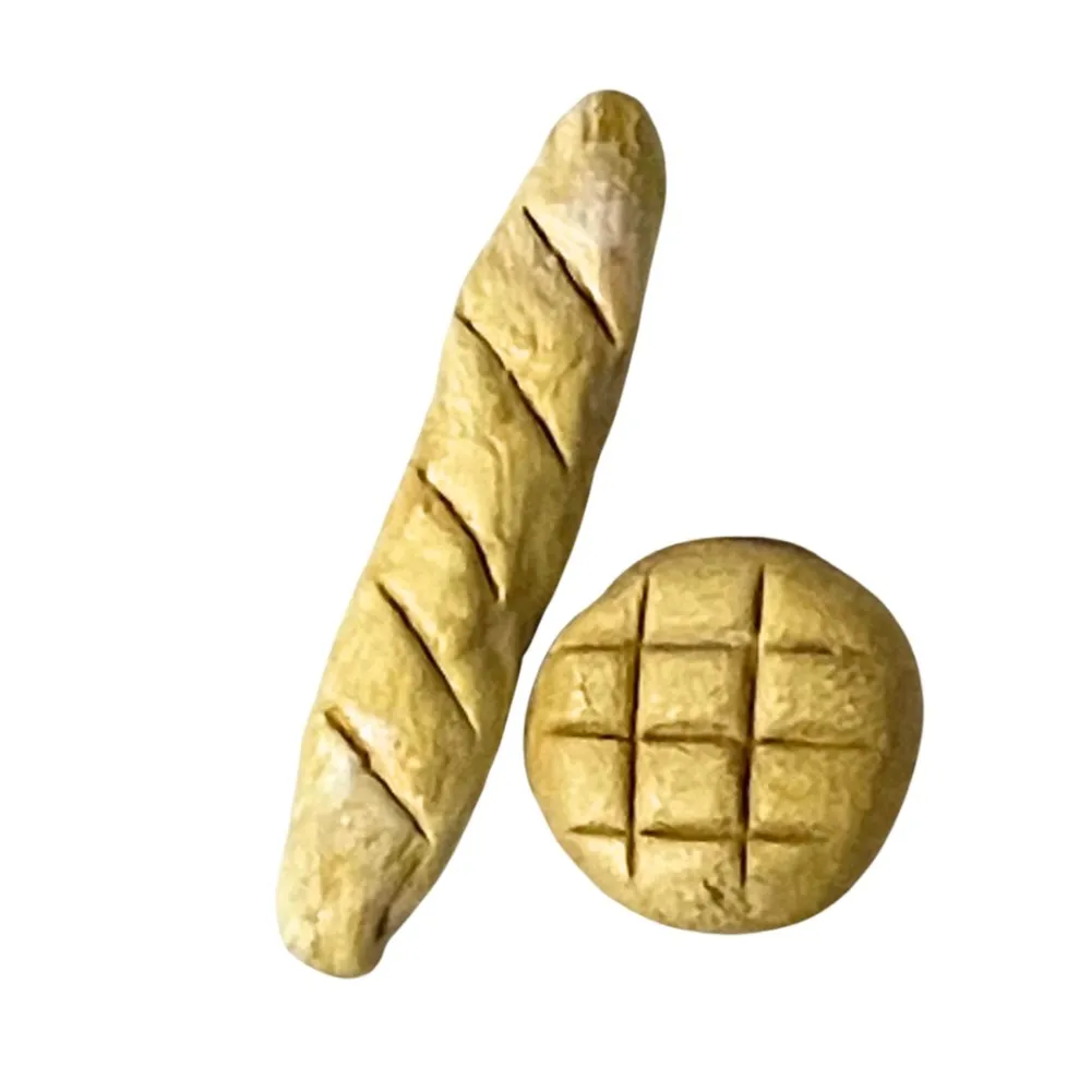 Set of Two Bread Loaves for 18–20 cm Nativity Figures