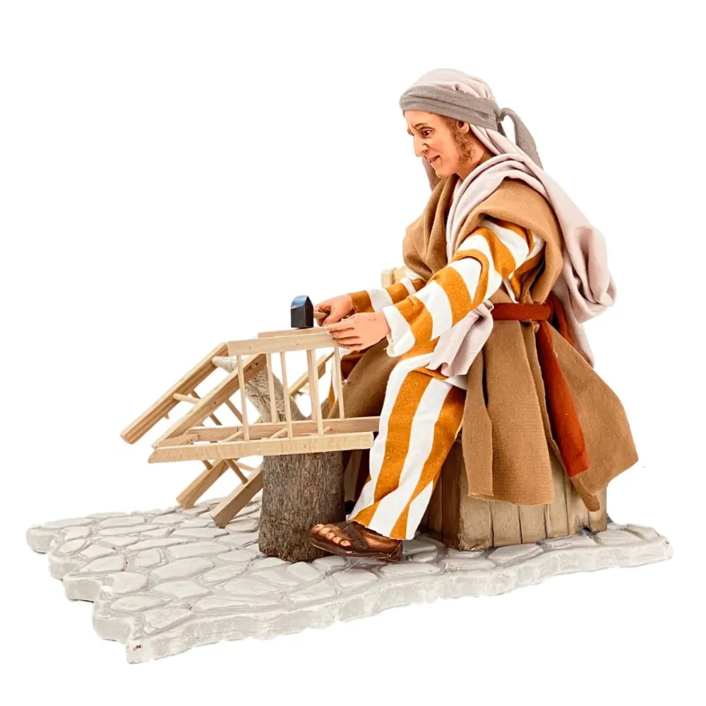 Animated Palestinian Chair Caner Repairing a Chair - 30 cm