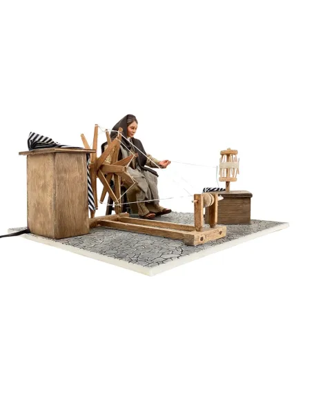 Animated Palestinian Spinner with Spinning Wheel - 30 cm
