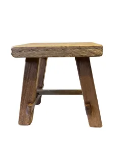 Sgabello in legno per statue da 30 cm 2