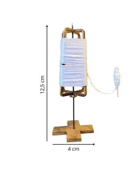Spinning spindle for 12 cm nativity figures