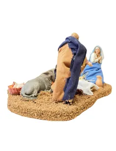 Natività Landi 10 cm in movimento 2