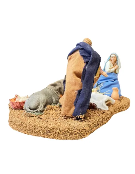 Animated 10 cm Landi Nativity Set
