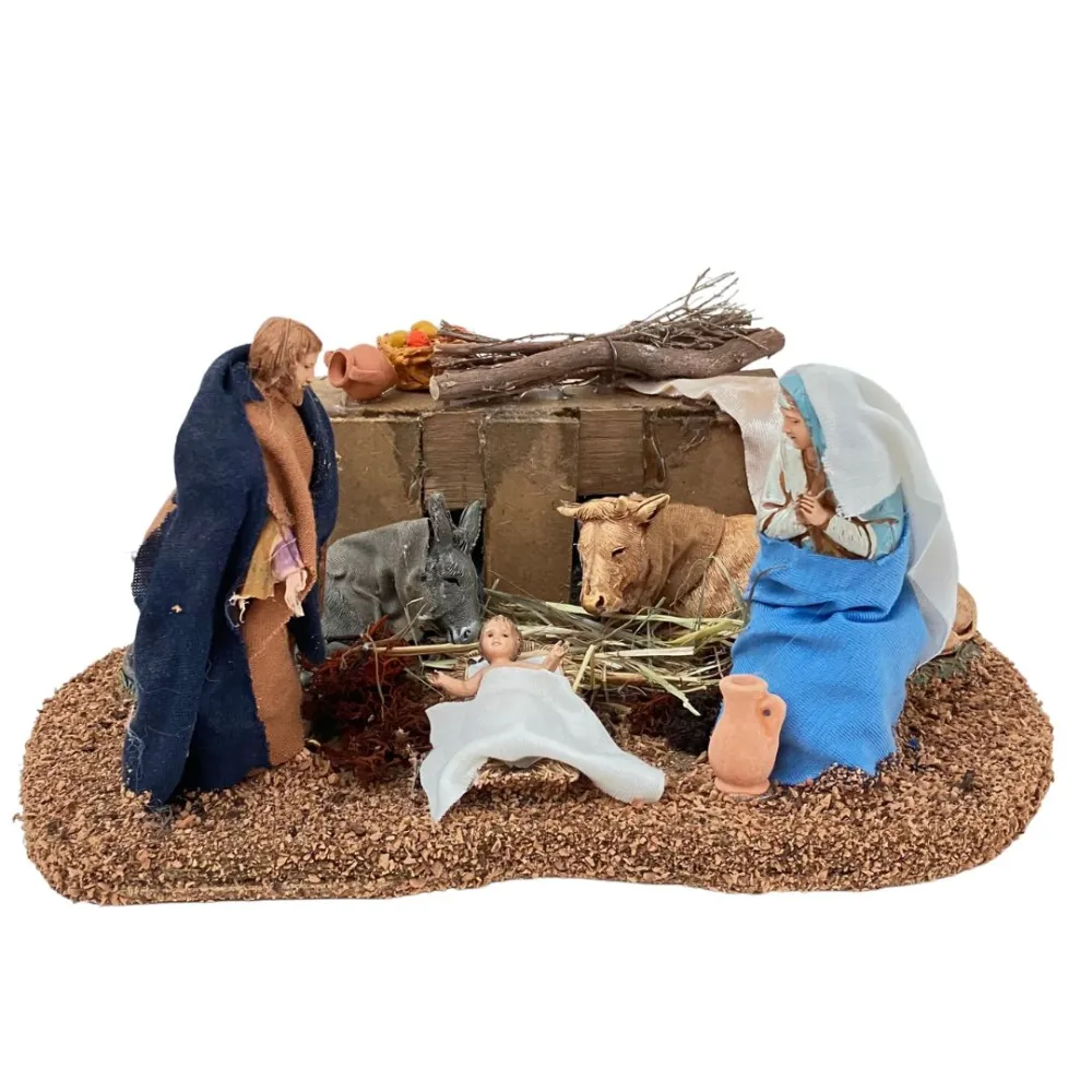 Animated 10 cm Landi Nativity Set