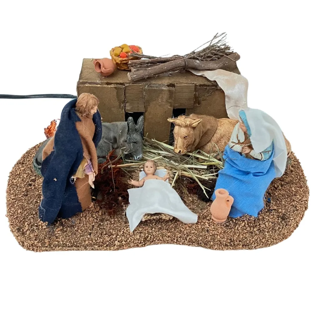 Animated 10 cm Landi Nativity Set
