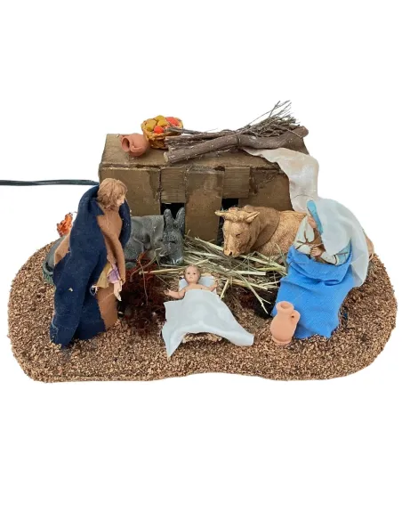 Animated 10 cm Landi Nativity Set