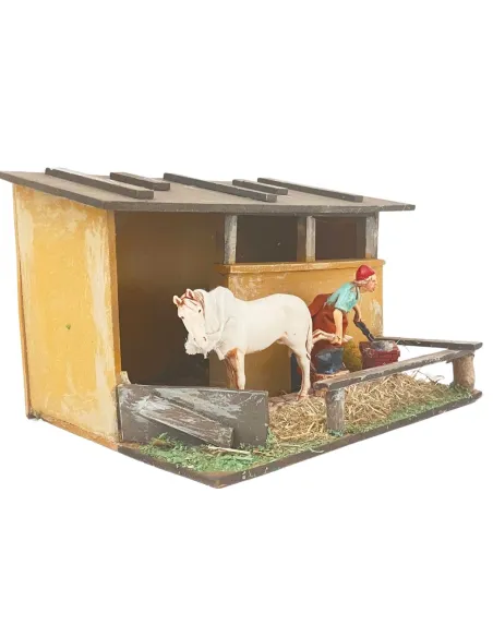 Animated 10 cm Landi Farrier with Horse