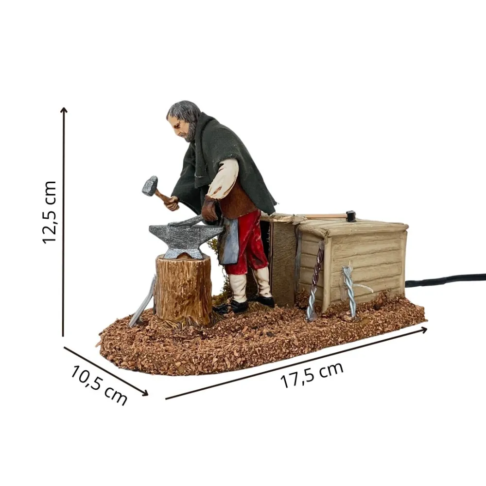 Fabbro Landi in movimento 12 cm