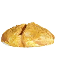 Pagnotta tonda di pane in gesso per statue da 30 cm 2