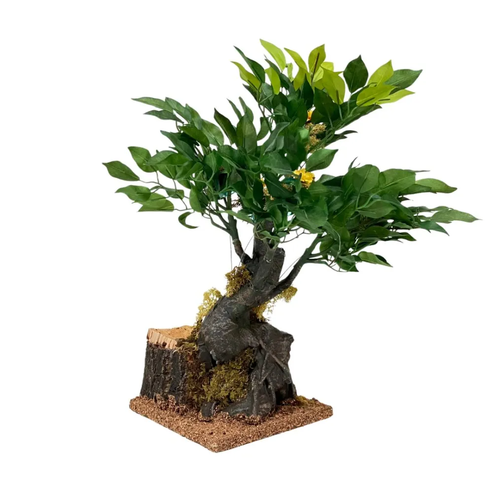 Animated Plant with Opening and Closing Flowers for 25–30 cm Nativity Figures