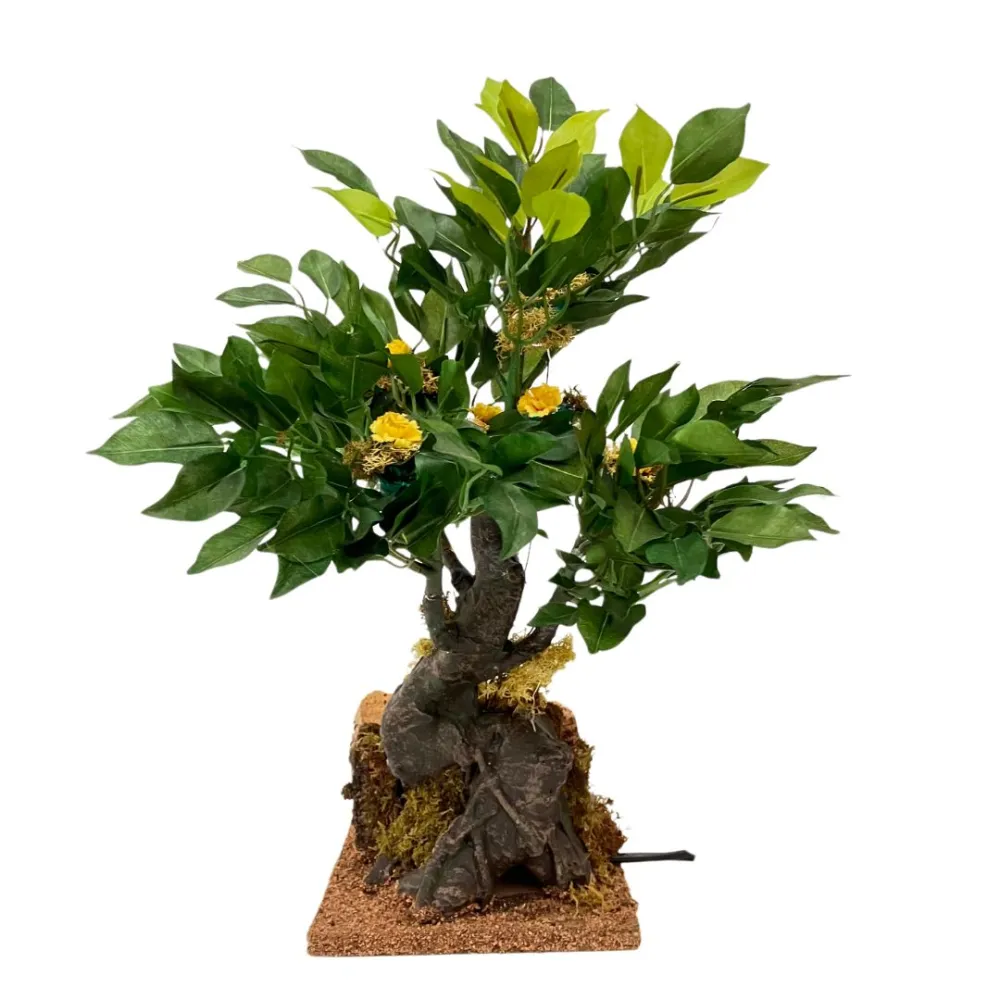 Animated Plant with Opening and Closing Flowers for 25–30 cm Nativity Figures