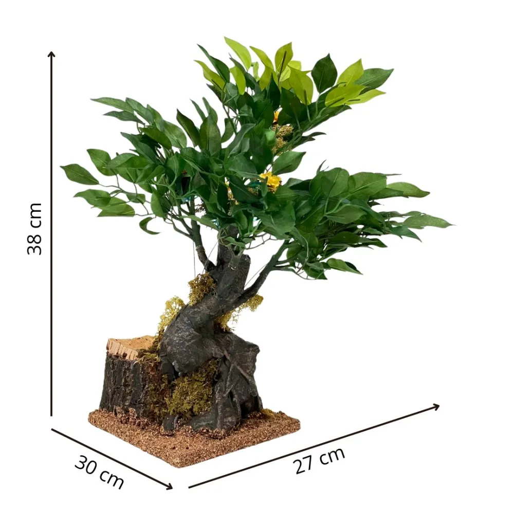 Animated Plant with Opening and Closing Flowers for 25–30 cm Nativity Figures