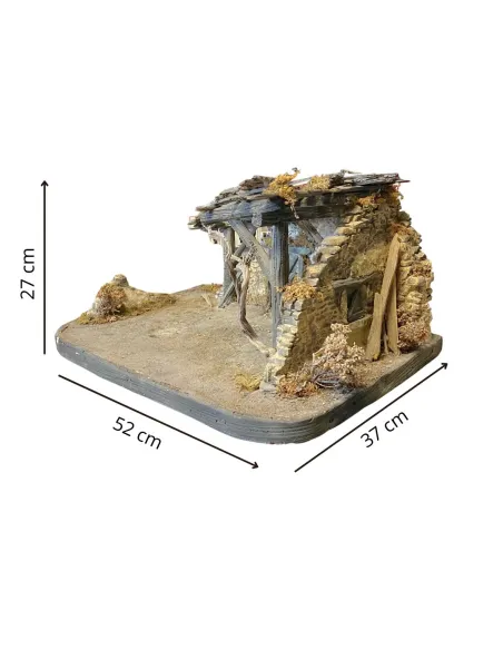 Ambientazione vuota in rudere per statue da 8-10 cm